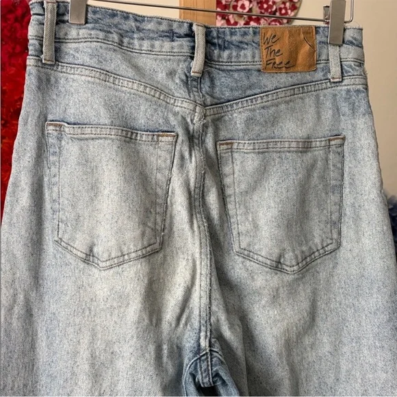 Free People Relaxed Straight Slouch Jeans - Picture 12 of 14